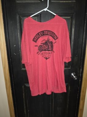 Harley-Davidson Men's Red Graphic T-Shirt size 3XL